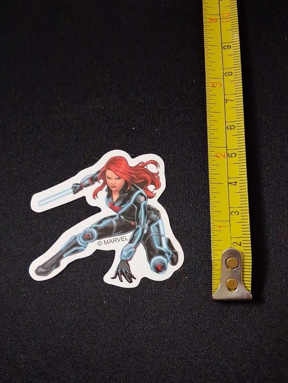 Marvel Black Widow Red Hair Waterproof Sticker